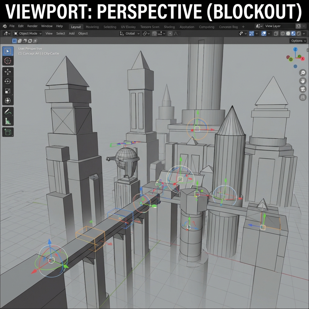 Blender for Concept Art: Speed, Scale, and Atmosphere