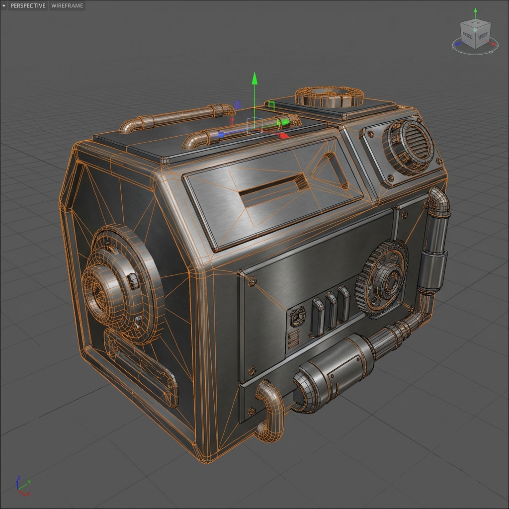 Prop Design: Industrial Workflows in Blender