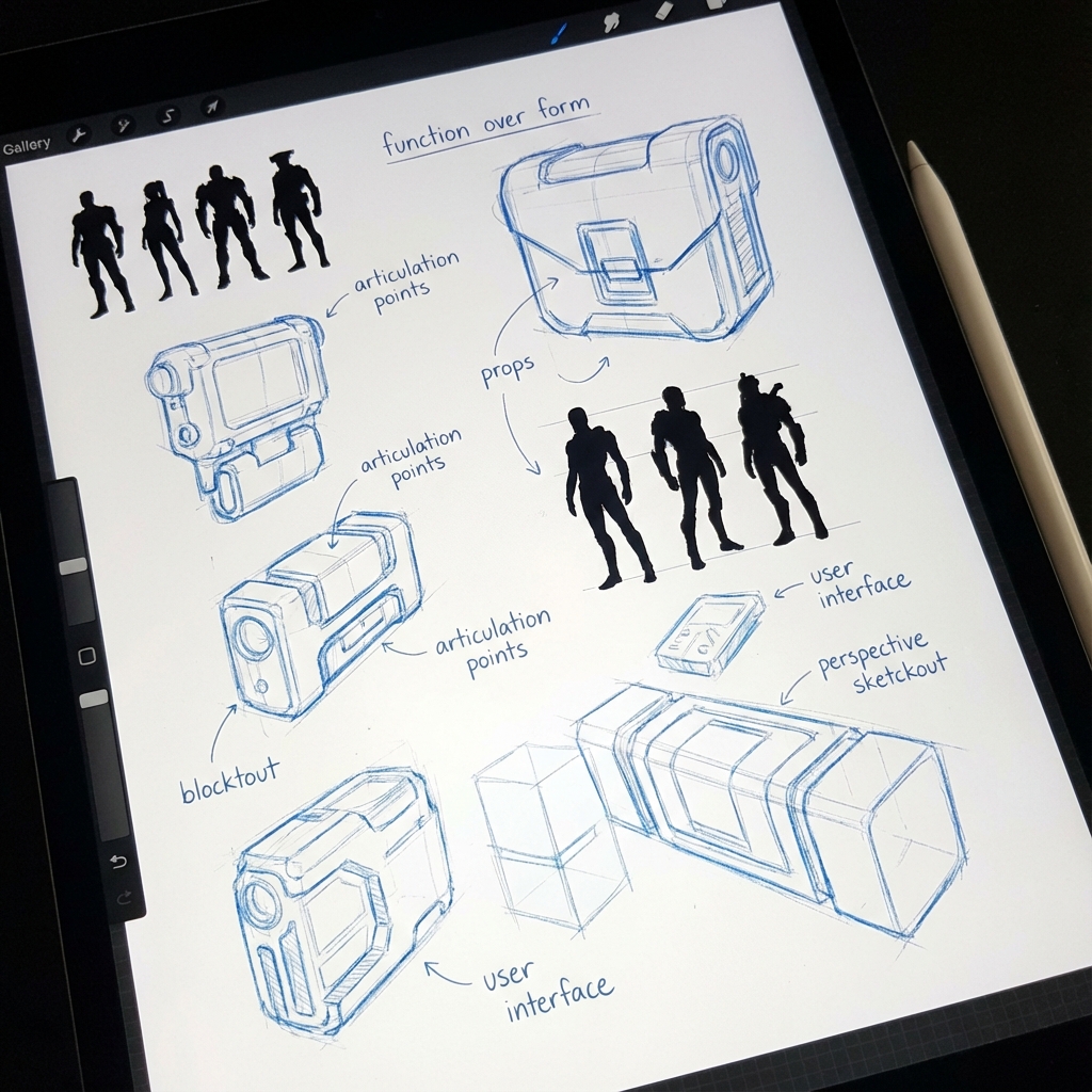 Sketching for Production: Thinking Before 3D