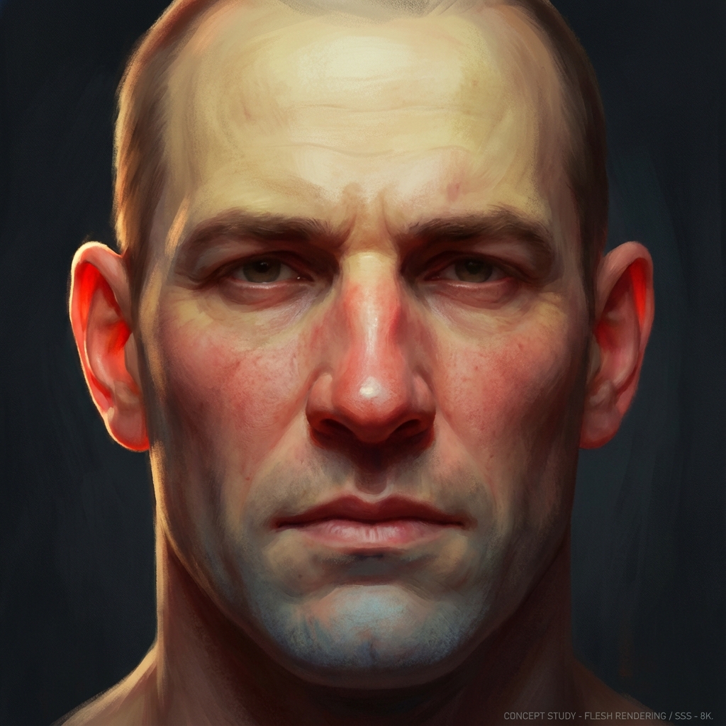Painting Skin for Concept Art: SSS, Facial Color Zones, and Realistic Specular Control
